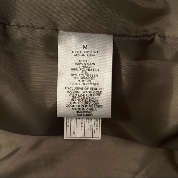 Ci Sono Women’s Sage Green Bomber Jacket, EUC - Picture 14 of 15